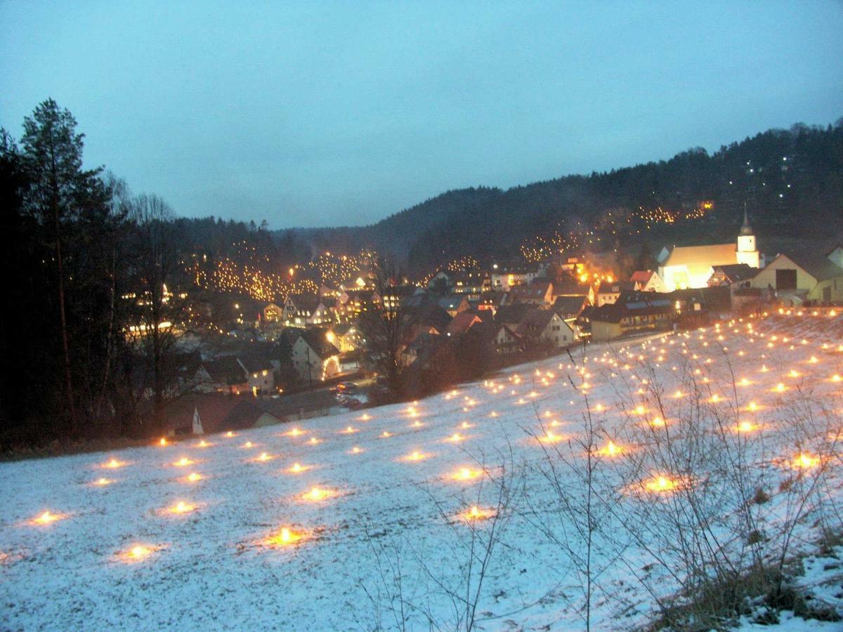 Café Pension Leistner Obertrubach Esterno foto